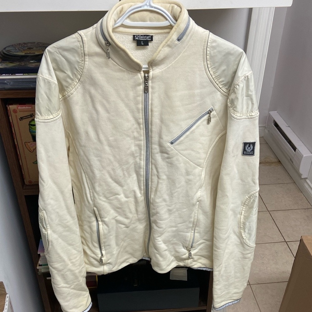 Belstaff Cream Color Light Jacket